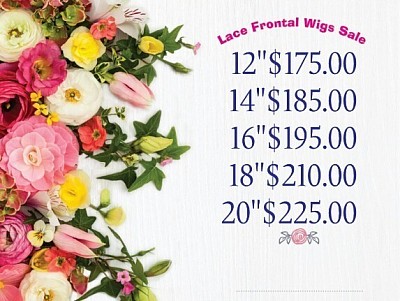 Lace Frontal Wigs Price List: Call  Lakesiha To Order 754-214-3771